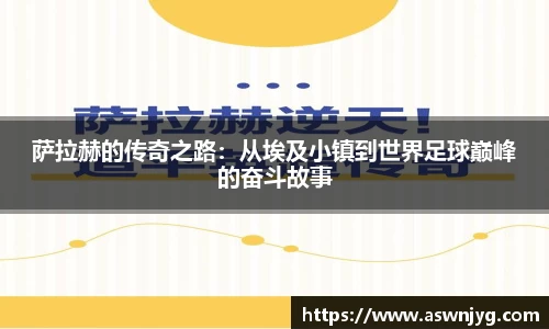 萨拉赫的传奇之路：从埃及小镇到世界足球巅峰的奋斗故事